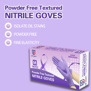 3mil Disposable Nitrile Gloves — Purple (200ct)