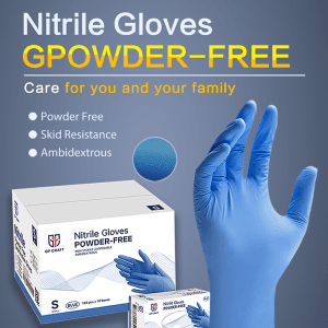 GP32 Blue 3.5mil Nitrile Gloves