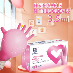 GP33 Pink 3.5mil Nitrile Gloves