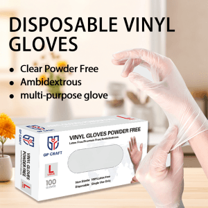 GP38 Clear Vinyl Disposable Gloves